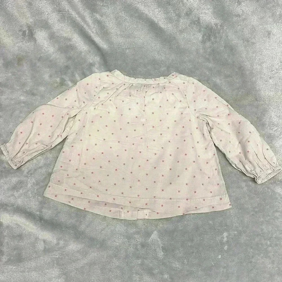 GAP - long sleeve lightweight double layered  dress. Size 6-12 months - Picture 3 of 4